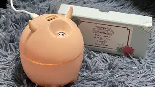 how to use Humidifier Air Purifier |Cute Doodle Cat Bunny Rabbit Nano Ultra-quiet Night Light
