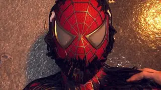Питер получает сцену перевоплощения в чёрный костюм Рэйми — Marvel's Spider-Man 2