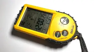 Yellow Digital Compass