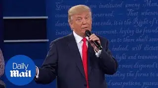 Donald Trump slams Clinton with 'honest Abe Lincoln' line - Daily Mail