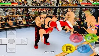 NAVA VS 5 OTHERS IN OCTAGON CAGE | WWE | WRESTLING REVOLUTION | GAMEPLAY #47