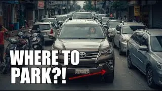 Finding Parking on Street No. 19 🚗 | A Challenging Urban Adventure with Toyota Fortuner