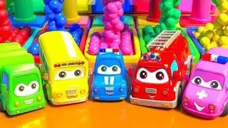 Learn colours with Humpty dumpty songs and cars | Kids film & animation video 