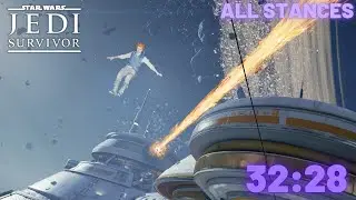 Star Wars Jedi: Survivor - All Stances - 32:28 [WR]