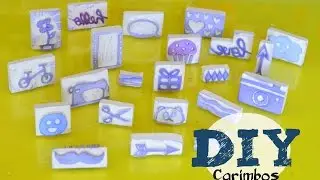 DIY Carimbos de Borracha