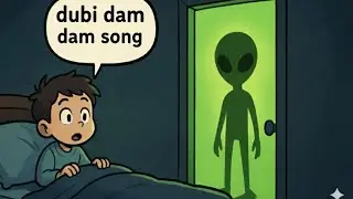 Dubi Dam Dam Alien Song | Fun Space Story for Children