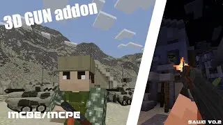 Soviet Afghan war addon v0.2 3d gun addon | Аддон на советско афганскую войну для майнкрафт SAWaV0.2