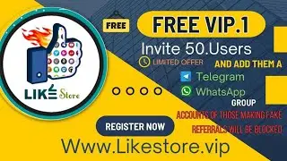 منصة جديدة الربح من الأنترنت مجاناً likestore.vip/auth