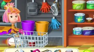 Fixiki play shop. Help dad. Cartoon game. Фиксики. Игра в магазин, помогаем папусу. Мультик игра.