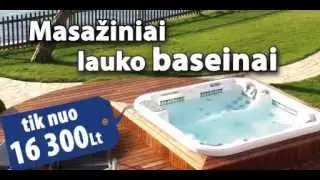 AquaHome masažiniai lauko baseinai
