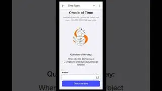 When Did The Defi Project Compound Introduce Governance Tokens? Question Of The Day |Time Farm Today