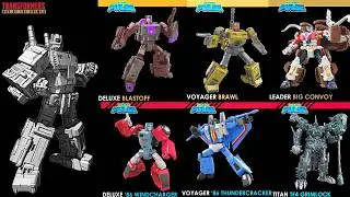 SDCC 2025 Transformers AotP BLAST-OFF/BRAWL/ONSLAUGHT + SS'86 WINDCHARGER + NEW THUNDERCRACKER MOLD