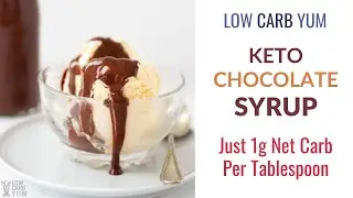 Low-Carb Keto Chocolate Syrup