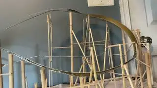 Model Coaster Part 6 - Finished Supports