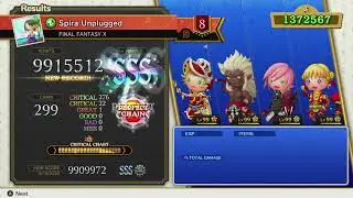 Theatrhythm FBL: Spira Unplugged (FFX) Ultimate - Perfect Chain 9915512pts