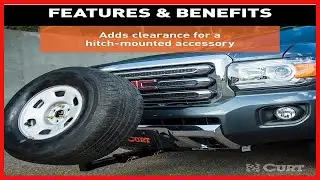 Great product -  CURT 45791 8-Inch Long Trailer Hitch Extension for 2-Inch Receiver, 3,500 lbs , bla