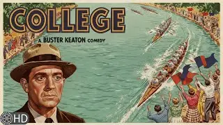 Buster Keaton | Sports Comedy | The Most Ridiculous Boat Race In History! | College
