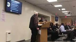Murray Bodin speaking during B&T meeting