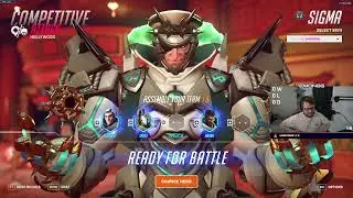 Emongg SIGMA COMPETITIVE Gameplay! [ OVERWATCH VOD Replays ]