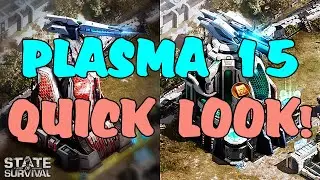 PLASMA 15 BUILDINGS - COST / BONUS / STATS / FEATURES - QUICK LOOK | STATE OF SURVIVAL👌