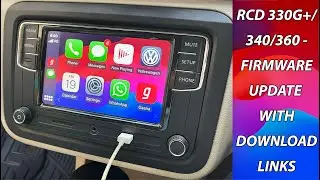 RCD 330G Plus/ RCD 340/ RCD 360  - How to Update Firmware For Apple CarPlay & Android Auto