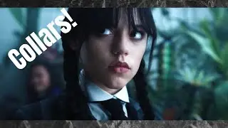 Can we talk about the collars in the movie Wednesday?