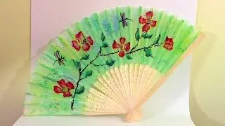How To Paint a Decorative Fan