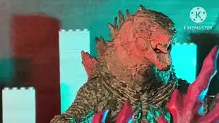 Godzilla vs Godzilla millennium epic battle stop motion