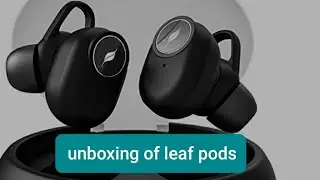 Unboxing of leaf pods