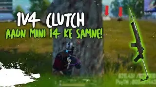 H&yen;DRA | Alpha (1 V 4 ) - THIS IS WHY I USE MINI 14 || BEST MINI 14 SPRAY || PUBG MOBILE HIGHLIGHTS!