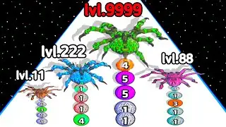 Max Level Spider Evolution 3D Level_Up Part-1 Gameplay (New Game)2024