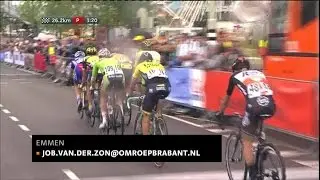 Danny van Poppel derde bij 'raar' NK wielrennen in Emmen