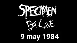 Specimen - Batcave, London, UK, 9 may 1984