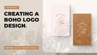 CREATE A BOHO LOGO DESIGN USING PREDEFINED DESIGN ELEMENTS