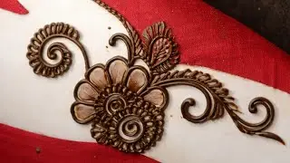 Simple hand mehandi design!! Front hand mehandi design! Arabic ✋ mehandi arts sbc! 
