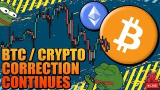 BITCOIN LIVE : BTC DUMP CONTINUES! STOCKS KIND OF REBOUND