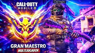 LLEGANDO A GRAN MAESTRO POR PRIMERA VEZ EN MULTIJUGADOR - COD MOBILE (casi sale mal 💀)