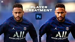 How to do a Sports Player Treatment in Photoshop - Skin Retouching