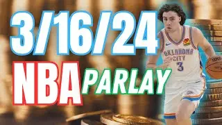 NBA 3/16/24 PLAYER PARLAY #nba #bet #betting