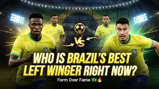 Who Is Brazil&rsquo;s Best Left Winger Right Now? 🤔 Vin&iacute;cius vs Martinelli vs Paix&atilde;o
