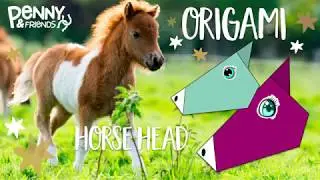 Penny-pyssel: Origami – vik hästhuvuden!