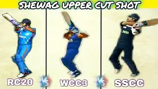 Shewag upper cut shot | Rc20 Vs wcc3 Vs sscc | Tech Gaming