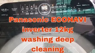 Panasonic ECONAVI 12kg inverter Automatic Washing Machines deep cleaning