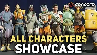 Concord - All 16 Characters Showcase (Weapons & Abilities)