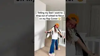 Telling my dad I want to drop out of school to focus on my rap career 😳😊😉 #trending