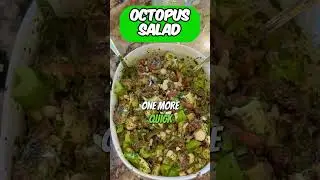 Салат из осьминога нового уровня 🐙🥗