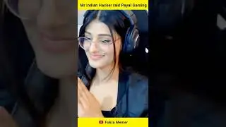 Mr Indian Hacker raid Payal Gaming 🙄 chill baba chill से भरदो #shorts #short #payalgaming