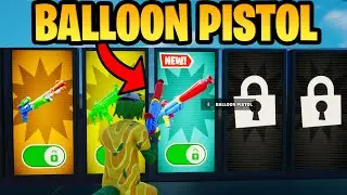 How To get NEW Balloon Pistol in 1vs1 with every gun Fortnite
