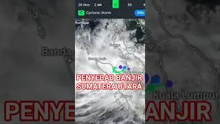 penyebab banjir Sumatera Utara #siklon #banjirbandang #sibolga #cuacaecstream #sumaterautara