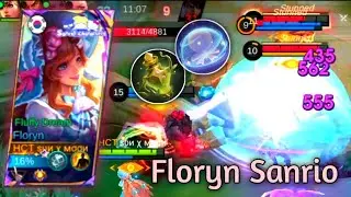 FLORYN BEST BUILD 2025 || FLORYN SANRIO FLUFFY DREAM GAMEPLAY -MLBB 